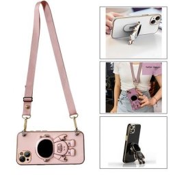 Coque de téléphone souple avec lanière à bandoulière plaquée coque pour OPPO A74 A97 A77 A57