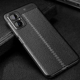Coque de luxe antichoc en TPU souple Texture cuir pour Xiaomi POCO M4 Pro F4 GT Couqe 5G