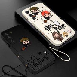 Coque de téléphone Harry Potter avec lanière étui pour Samsung Galaxy S23 S22 S21 S20 Ultra