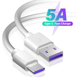 AUFU – câble USB de Type C 5A pour Huawei P40 Pro Mate 30 P30 Pro charge rapide USB-C câbles de