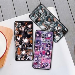 Genshin Impact Beelzebul-Coque de téléphone en silicone souple étui noir pour Xiaomi Redmi Note 9S