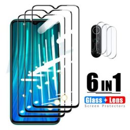 Protecteur d'écran pour Xiaomi Film en verre trempé pour Redmi Note 8 9 Pro 8T 9T 9S