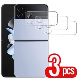 3PCS Pour Samsung Galaxy Z Flip 4 Caméra Arrière En Verre Trempé Protecteur D'écran Pour Galaxy Z