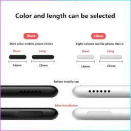 Autocollants en filet antipoussière pour téléphone portable étiquette adhésive Anti-poussière pour