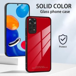 Coque en verre trempé pour Xiaomi compatible modèles Redmi Note 12 Pro Plus Note 12 Pro 5G Note 11