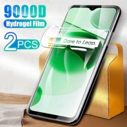 Protecteur d'écran pour Realme C35 2 pièces Film Hydrogel de 6.6 pouces pas du verre pour