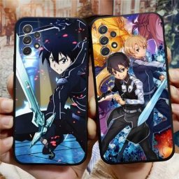 Sword Art Online SAO Anime Coque de téléphone pour Samsung A13 A12 A52 A53 A81 A42 A23 A51