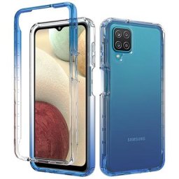 Coque de téléphone transparente antichoc pour Samsung Galaxy 2 en 1 Hybrid Gradient Document A12