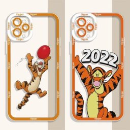 Coque souple Tigrou Winnie l'Ourson pour Samsung Galaxy S22 Ultra S21 FE S20 S10 Plus Note 20