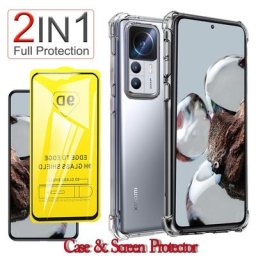 xiaomi 12t Coque verre trempe et coque souple pour apple xiaomi 12t pro case de téléphone en