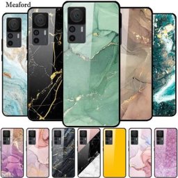 Étui rigide en verre marbré pour Xiaomi 12T Pro coque antichoc couverture arrière Guatemala