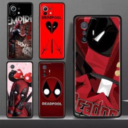 Coque souple noire Marvel Deadpool 2 Mask pour Xiaomi Mi 11 Lite 5G NE 11T Pro 12S Ultra 12
