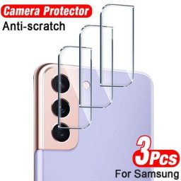 Protecteur de caméra à couverture complète en verre pour Samsung S21 S22 Ultra S20 FE Plus S10E S9