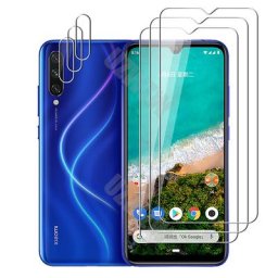 Protecteur d'écran pour objectif d'appareil photo Xiaomi Mi A3 Film en verre trempé pour téléphone