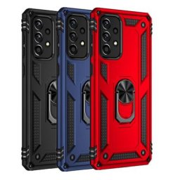 Coque de protection antichoc avec anneau pour Samsung compatible modèles A73 A53 A33 A13 A72