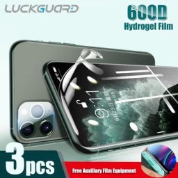 Film hydrogel incurvé en silicone sans verre pour iPhone protecteur d'écran couverture complète