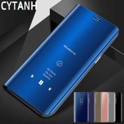 Coque de téléphone à rabat avec support de miroir pour VIVO étui de protection de luxe pour Y91C