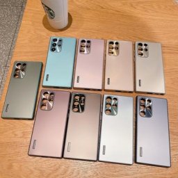 Coque arrière rigide antichoc en métal pour Samsung Galaxy S22 Plus étui de luxe ultra mince 256