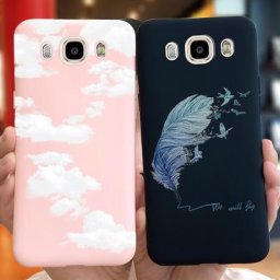 Pour Samsung Galaxy J7 2016 Cas Mignon Liquide Silicone Souple TPU Couverture Arrière Pour Samsung