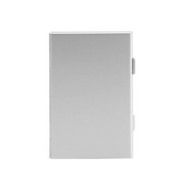 Boîte de rangement pour carte mémoire en aluminium argenté support pour 24 cartes micro TF