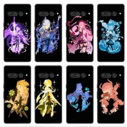 Coque arrière Anime Genshin Impact Cool coque souple pour Google Pixel 7 6 Pro 5 4 3 3a XL