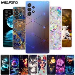 Coques imprimées en silicone pour Samsung Galaxy A73 5G étuis souples transparents et minces 2022