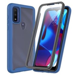Coque de protection complète 360 avec cadre avant pour Motorola étui ultra fin pour modèles G Pure