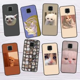 Coque de téléphone avec mèmes de chat qui pleure pour Xiaomi Redmi Note 10 Pro 11 Pro 7 8 9