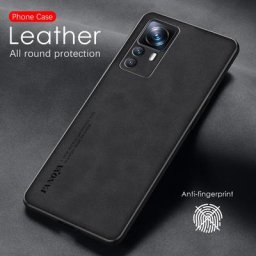 Xiaomi – coque de téléphone portable en cuir d'agneau étui de protection en Silicone pour caméra