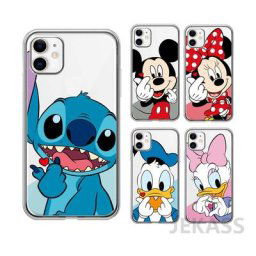 Coque transparente en silicone souple pour Apple iPhone étuis de dessin animé Minnie Mouse point