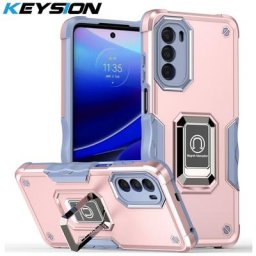 EllY316Antichoc Armor Case pour Motorola G52 G82 G71 G51 G41 G31 G50 G60 S Ring Stand