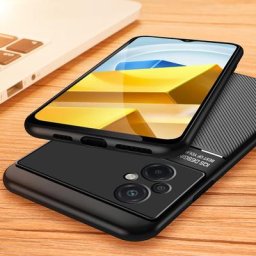 Etui magnétique Pour Poco M5 Mat Cadre En Silicone Souple Pour Xiaomi Poco M5 M 5 5 M PocoM5 Coque