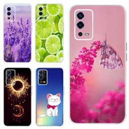Étui en Silicone souple pour Oppo A55 CPH2325 housse de protection élégante en TPU pour téléphone
