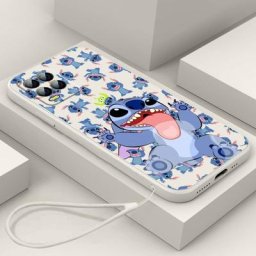 Coque de téléphone mignonne avec ULliquide coque arrière souple dessin animé CAN o & Stitch OPPO