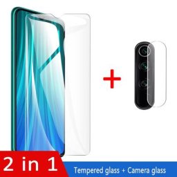 Protecteur d'écran en verre trempé pour objectif d'appareil photo xiaomi Redmi Note 7 9 Note 8T 9s