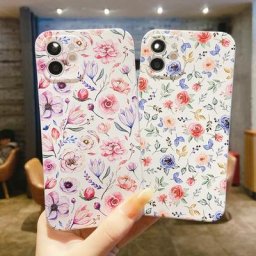Fleur Peint Pour iPhone 14 13 12 Pro 11 Max Mini SE 2020 2022 6 6S 7 8 Plus 5 5S XS XR X Mince En