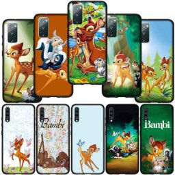 Coque de téléphone portable souple motif lapin Bambi cerf étui pour Huawei Y7A Y6P Y5P Y6 Y7 Y9