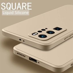 Coque carrée en silicone liquide TPU pour Huawei Honor étui souple pour Huawei Honor 60 50 20 30