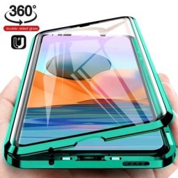 Coque magnétique en métal pour Samsung coque en verre double face A53 A52 S A13 A71 A51 A73