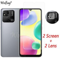 Protecteur d'écran en verre pour objectif d'appareil photo verre d'appareil photo pour Xiaomi Redmi
