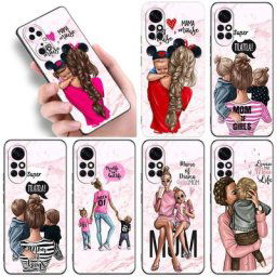 Coque de téléphone portable en marbre motif bébé fille et garçon étui pour Huawei NOVA 8 9 Pro 8i