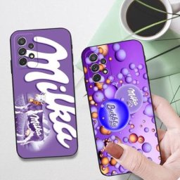 Chocolat Milka Boîte Étui de Téléphone Pour Samsung A52 A53 A51 A12 A50 A33 A13 A22 A31 A40 A03S A32