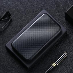 Pour iPhone 14 13 12 Pro Max Étui En Fiber De Carbone En Cuir Flip Pour iPhone 11 Pro SE 2020 XS Max
