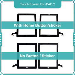 Écran tactile de remplacement pour iPad 2 9.7 pouces pour modèles A1397 A1396 A1395