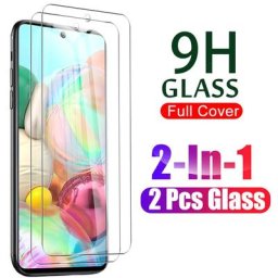 Protecteur d'écran pour Samsung Galaxy A71 A715F A716F 2 pièces Film en verre trempé 5G 4G