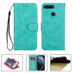 Pour Huawei Honor View 20 V20 PCT-AL10 PCT-TL10 PCT-L29 Portefeuille Cas Haute Qualité Flip En Cuir