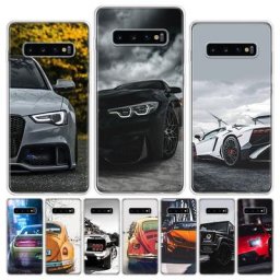 Coque de téléphone avec motif de voitures de sport pour homme étui souple en TPU pour Samsung