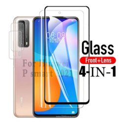 Protecteur d'écran pour Huawei P Smart 2021 verre trempé de sécurité pour appareil photo PSmart