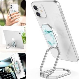 Support de bureau pliable universel en métal pour téléphone anneau de support rotation à 360 °