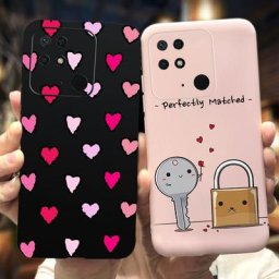 Coque en silicone souple pour Xiaomi Redmi coque de téléphone pare-chocs amour coeur 10C 10